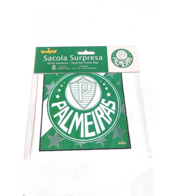 Saquinho Surpresa Palmeiras 08 Unidades